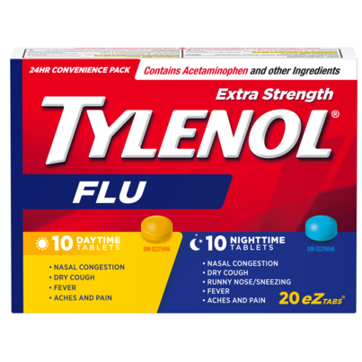 Tylenol Flu Extra Strength Day + Night EZ Tabs