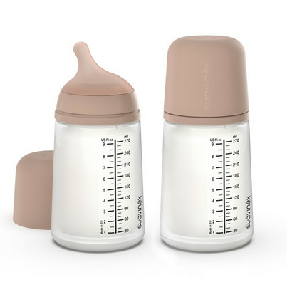 Suavinex Zero.Zero Large Anti-Colic Bottle Medium Flow Medium