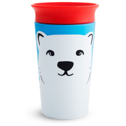 Munchkin 9oz Miracle 360 WildLove Sippy Cup Polar Bear