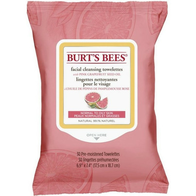 Burt's Bees Facial Cleansing Towelettes With Pink Grapefruit