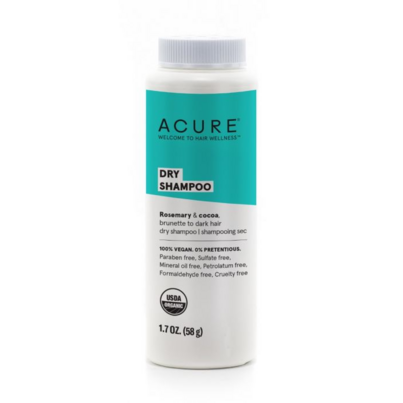 Acure Dry Shampoo Brunette To Dark Hair For All Hair Types