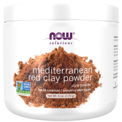 NOW Solutions 100% Pure Mediterranean Red Clay Powder