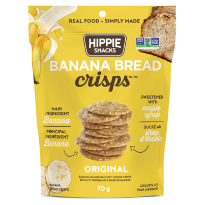 Hippie Snacks Banana Crisps Original