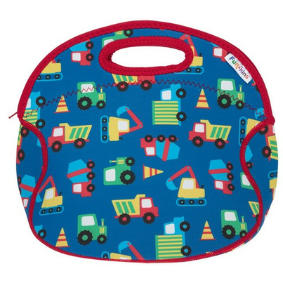 Funkins Large Insulated Lunch Bag For Kids Construction