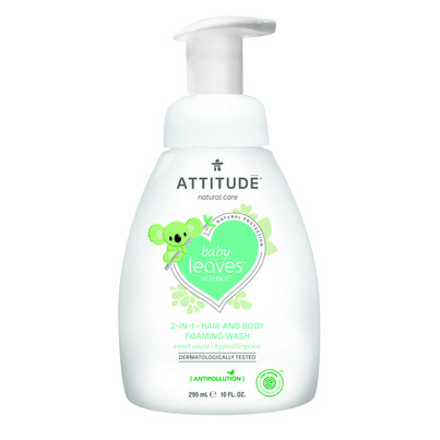 ATTITUDE Baby Leaves 2-in-1 Foaming Wash Apple
