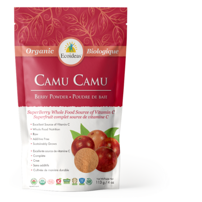Ecoideas Organic Raw Camu Camu Berry Powder