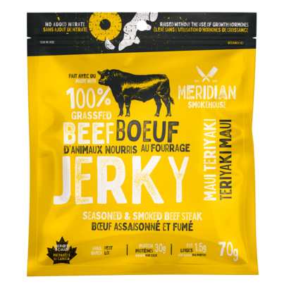 Meridian Smokehouse Beef Jerky Maui Teriyaki