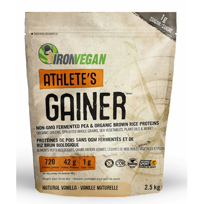 IronVegan Athlete's Gainer Protein Natural Vanilla