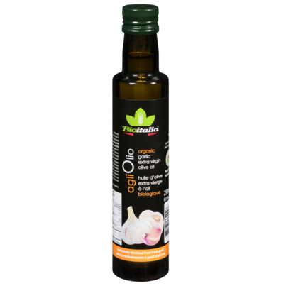 Bioitalia Organic Extra Virgin Olive Oil With Garlic