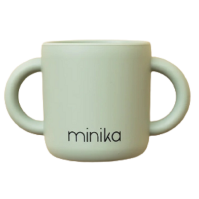 Minika Learning Cup With Handles Sage