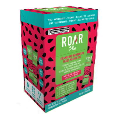 Roar Plus Electrolyte Drink Mix Strawberry Watermelon