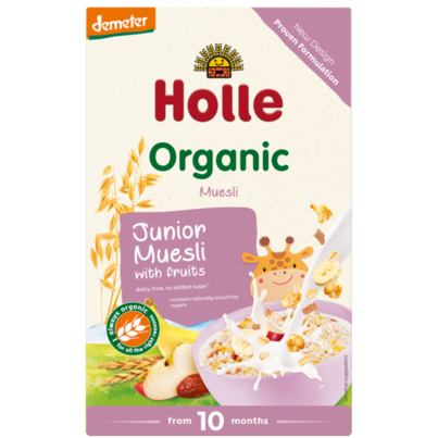 Holle Organic Wholegrain Junior Muesli With Fruit