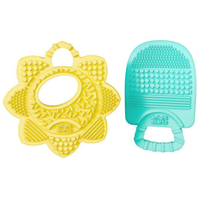 Bright Starts Sunny Soothers Easy-Grasp Teether 2-Pack