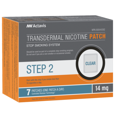 Actavis Step 2 Nicotine Patch 14mg