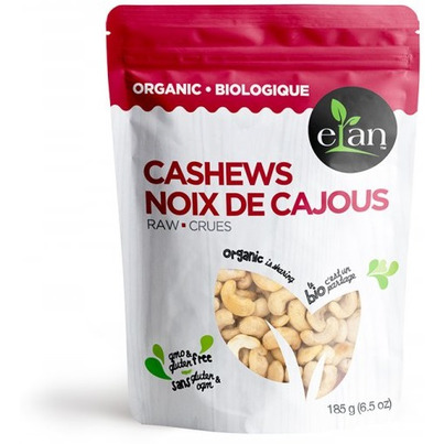 Elan Organic Raw Cashews