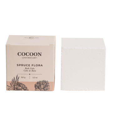 Cocoon Apothecary Spruce Flora Bath Cube