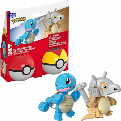 Pokemon Pokeball Squirtle & Cubone