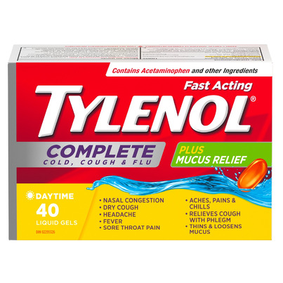 Tylenol Complete Cold, Cough & Flu Liquid Gels