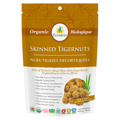 Ecoideas Organic Skinned Whole Tigernuts
