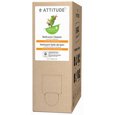 ATTITUDE Nature+ Bulk To Go Bathroom Cleaner Citrus Zest