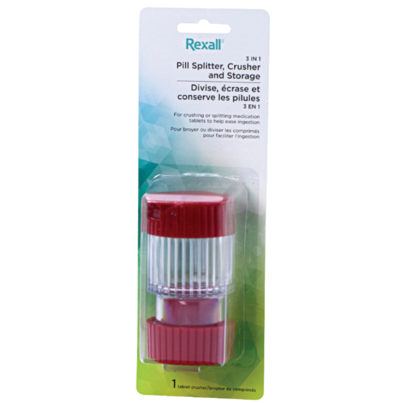 Rexall 3-1 Pill Splitter, Crusher And Storage