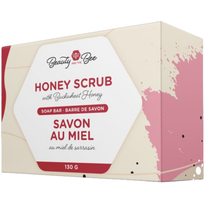 Beauty And The Bee Honey Scrub With Buckwheat Soap