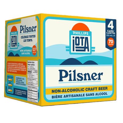 Phillips IOTA Pilsner Non-Alcoholic Craft Beer