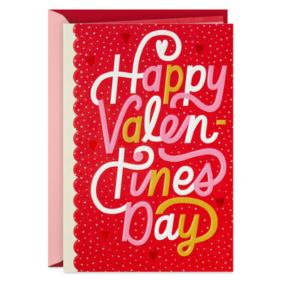 Hallmark Valentines Day Card (Love, Laughter, Happiness)