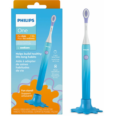 Philips One Battery Toothbrush For Kids Blue