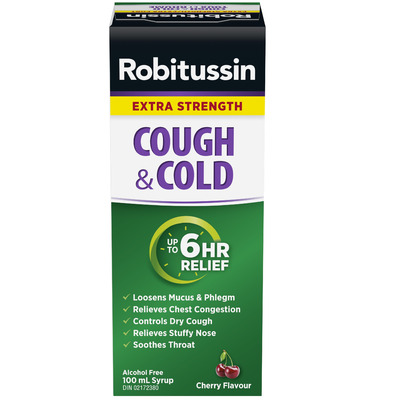 Robitussin Extra Strength Cough & Cold Cherry