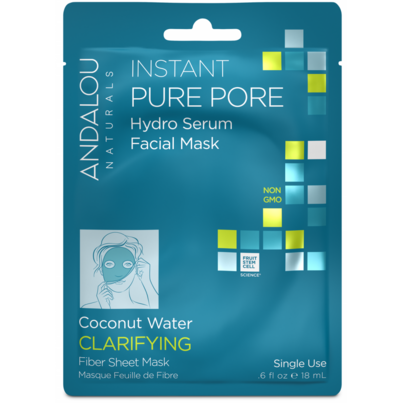 ANDALOU Naturals Instant Pure Pore Facial Sheet Mask