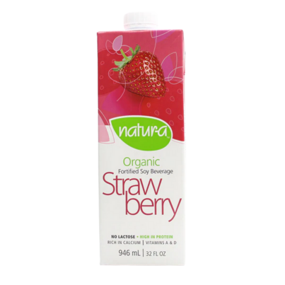 Natura Foods Organic Strawberry Soy Beverage