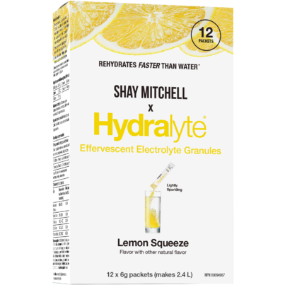 Hydralyte Effervescent Electrolytes Granules Lemon Squeeze