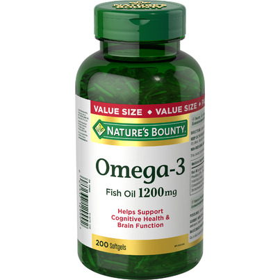 Nature's Bounty Omega-3 Fish Oil Softgels