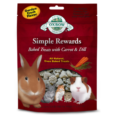 Oxbow Simple Rewards Baked Treats With Carrot & Dill