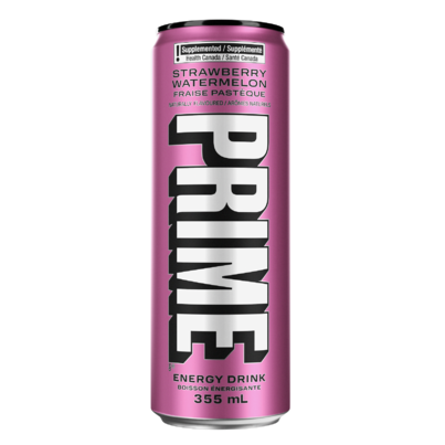 Prime Naturally Flavoured Energy Drink Strawberry Watermelon