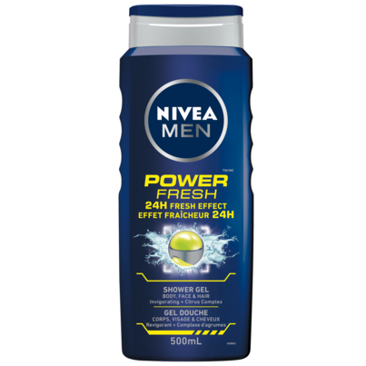 Nivea Men Power Fresh 24H Fresh Effect Shower Gel