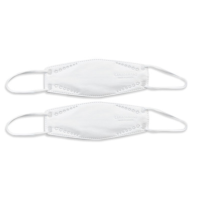 CANADAMASQ CA-N95 Flat-Fold Adult Large Mask White