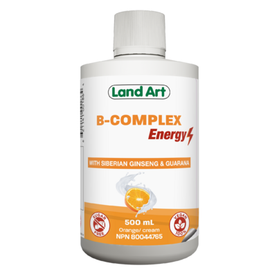 Land Art B-Complex Energy Liquid Orange Cream