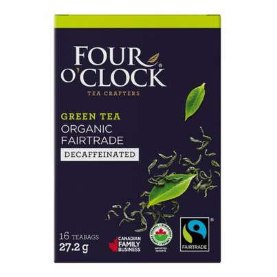 Four O'Clock Organic Green Tea Decaffeinated