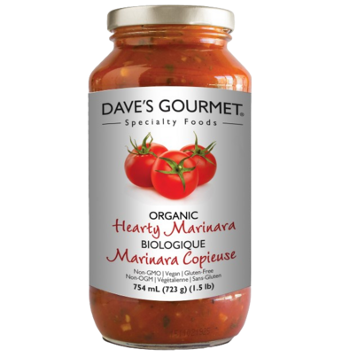 Dave's Gourmet Organic Pasta Sauce Hearty Marinara