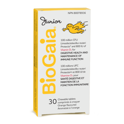 BioGaia Junior Probiotic Tablets With Vitamin D