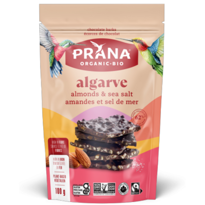 PRANA Algarve Chocolate Bark With Almonds & Sea Salt