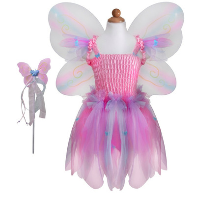 Great Pretenders Butterfly Dress & Wings With Wand