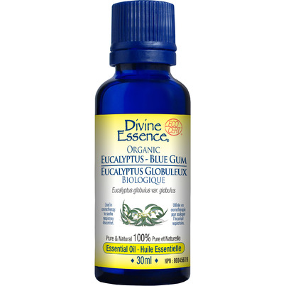 Divine Essence Blue Gum Eucalyptus Organic Essential Oil