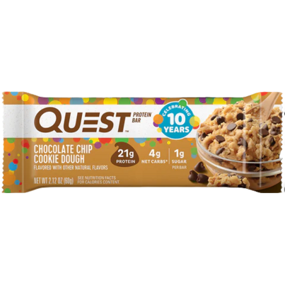 Quest Nutrition Protein Bar Chocolate Chip Cookie Dough