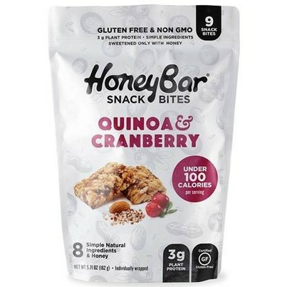 HoneyBar Snack Bites Quinoa & Cranberry