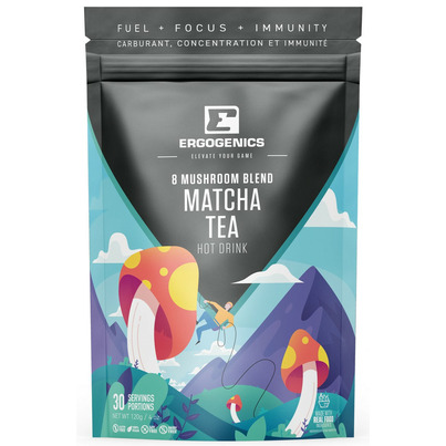 Ergogenics Nutrition 8 Mushroom Blend Matcha Green Tea