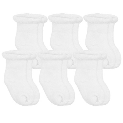 Kushies Terry Socks White