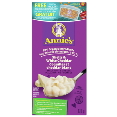 Annie's Homegrown Organic Shells & White Cheddar